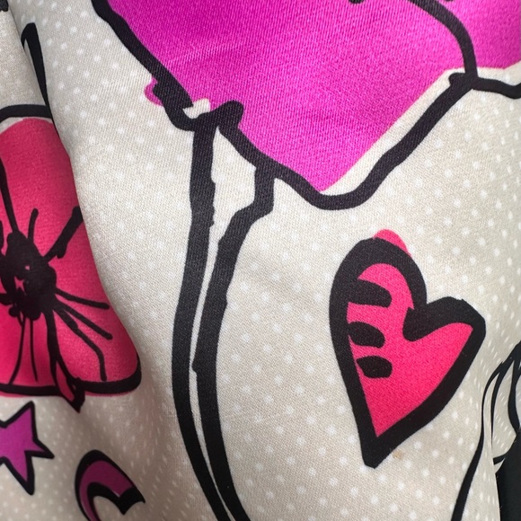 Coach Poppy Beige Floral Satin Metallic Leather Shoulder Bag L1071-16306 - Picture 11 of 12